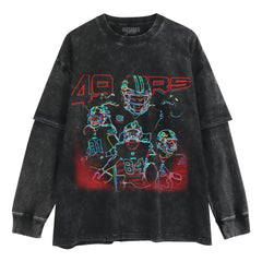 SAN FRANCISCO 49ERS LAYERED LONG SLEEVE