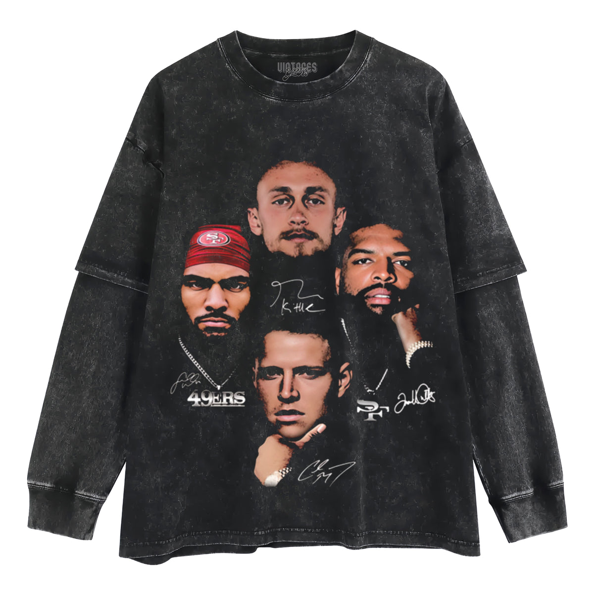SAN FRANCISCO NINER GANG ROW LAYERED LONG SLEEVE