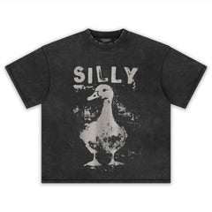 SILLY GOOSE CROP TEE & LS & HOODIE