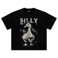 SILLY GOOSE CROP TEE & LS & HOODIE