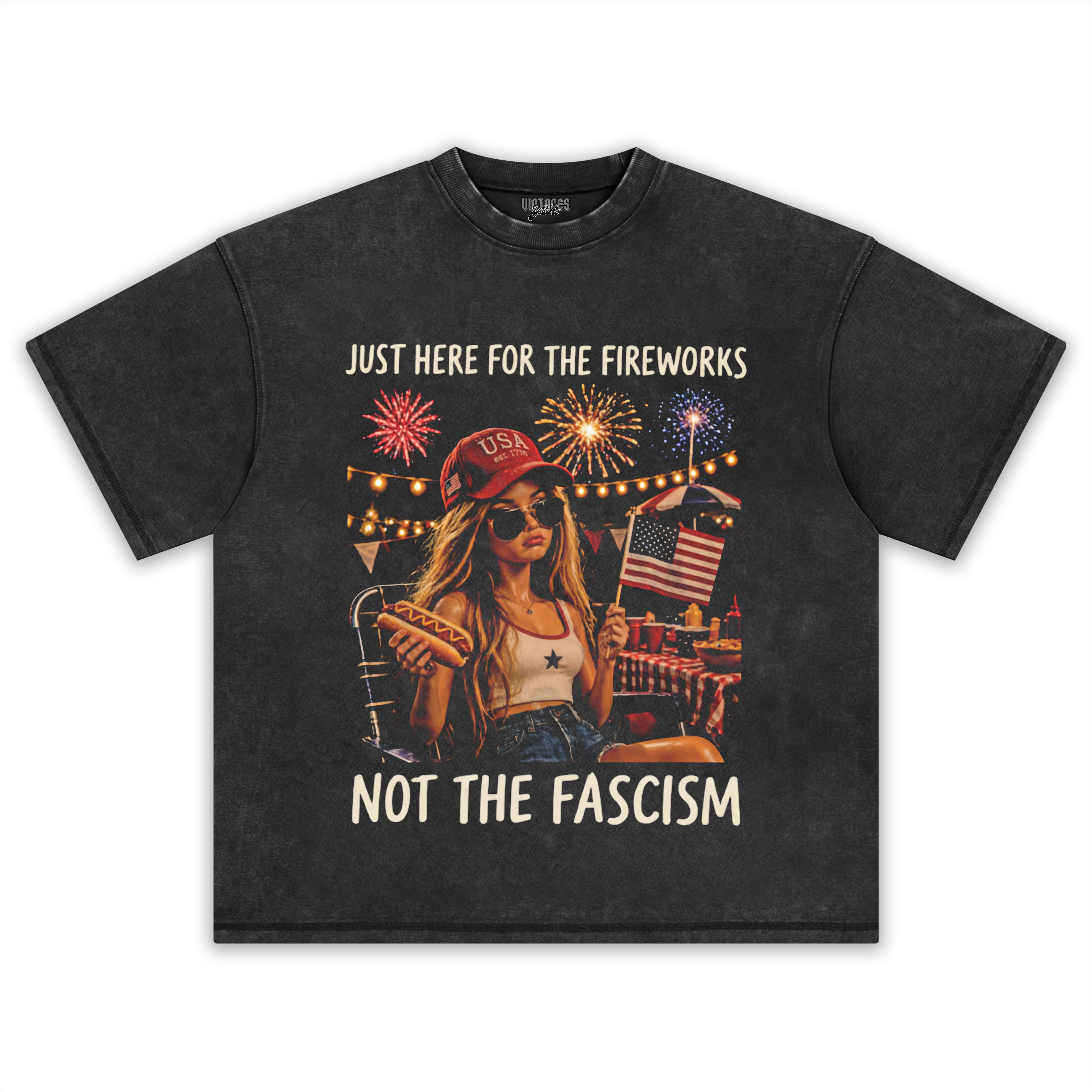 THE FIREWORKS FUNNY 4TH OF JULY - BARBIE DOLL MEME TANK TOP & TEE & LONG SLEEVE & LAYERED LS & HOODIE
