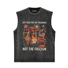 THE FIREWORKS FUNNY 4TH OF JULY - BARBIE DOLL MEME TANK TOP & TEE & LONG SLEEVE & LAYERED LS & HOODIE