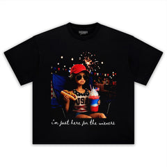 THE FIREWORKS FUNNY 4TH OF JULY - BARBIE DOLL MEME V2 TANK TOP & TEE & LONG SLEEVE & LAYERED LS & HOODIE