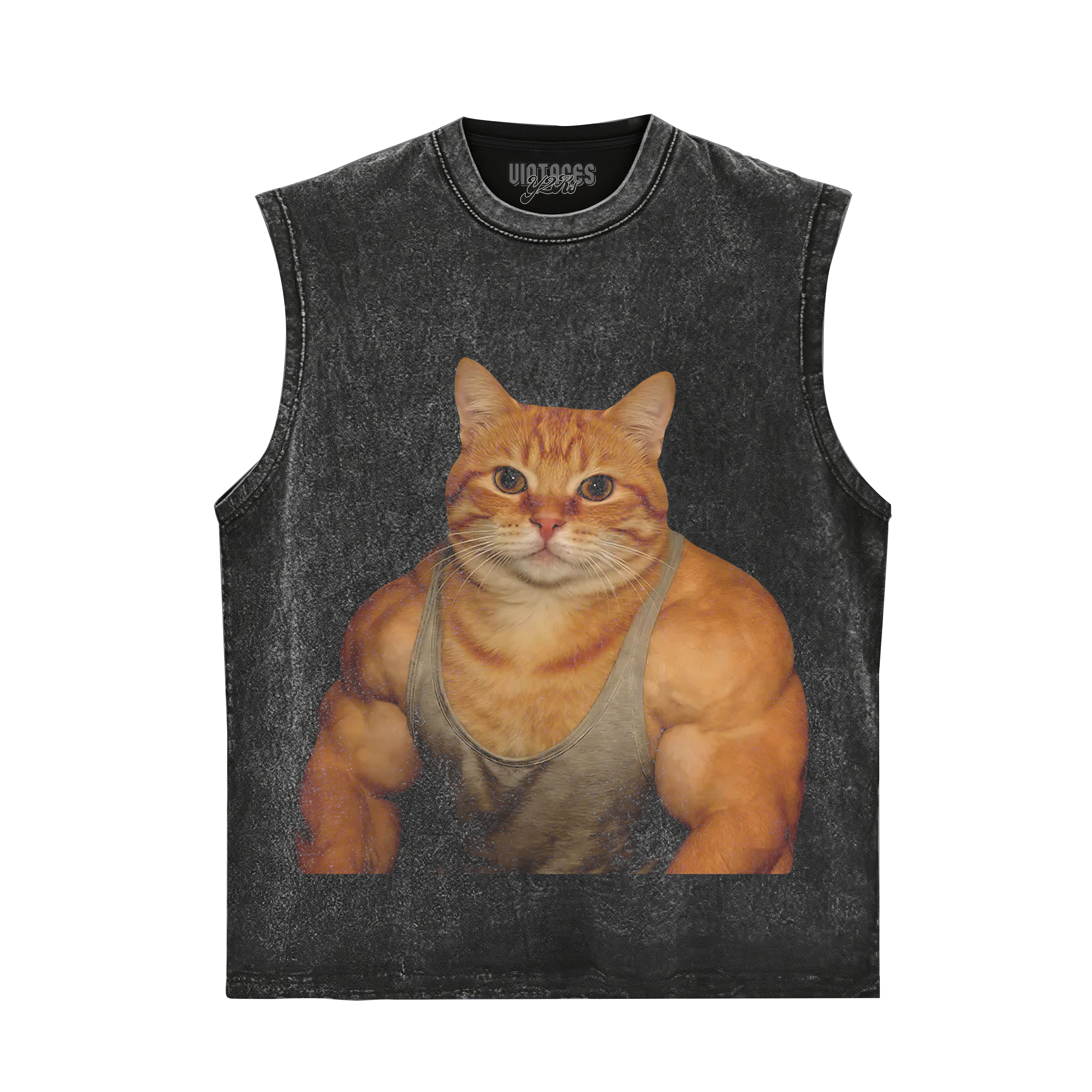 THE FITNESS CAT V4 TANK TOP & TEE & LONG SLEEVE & LAYERED LS & HOODIE