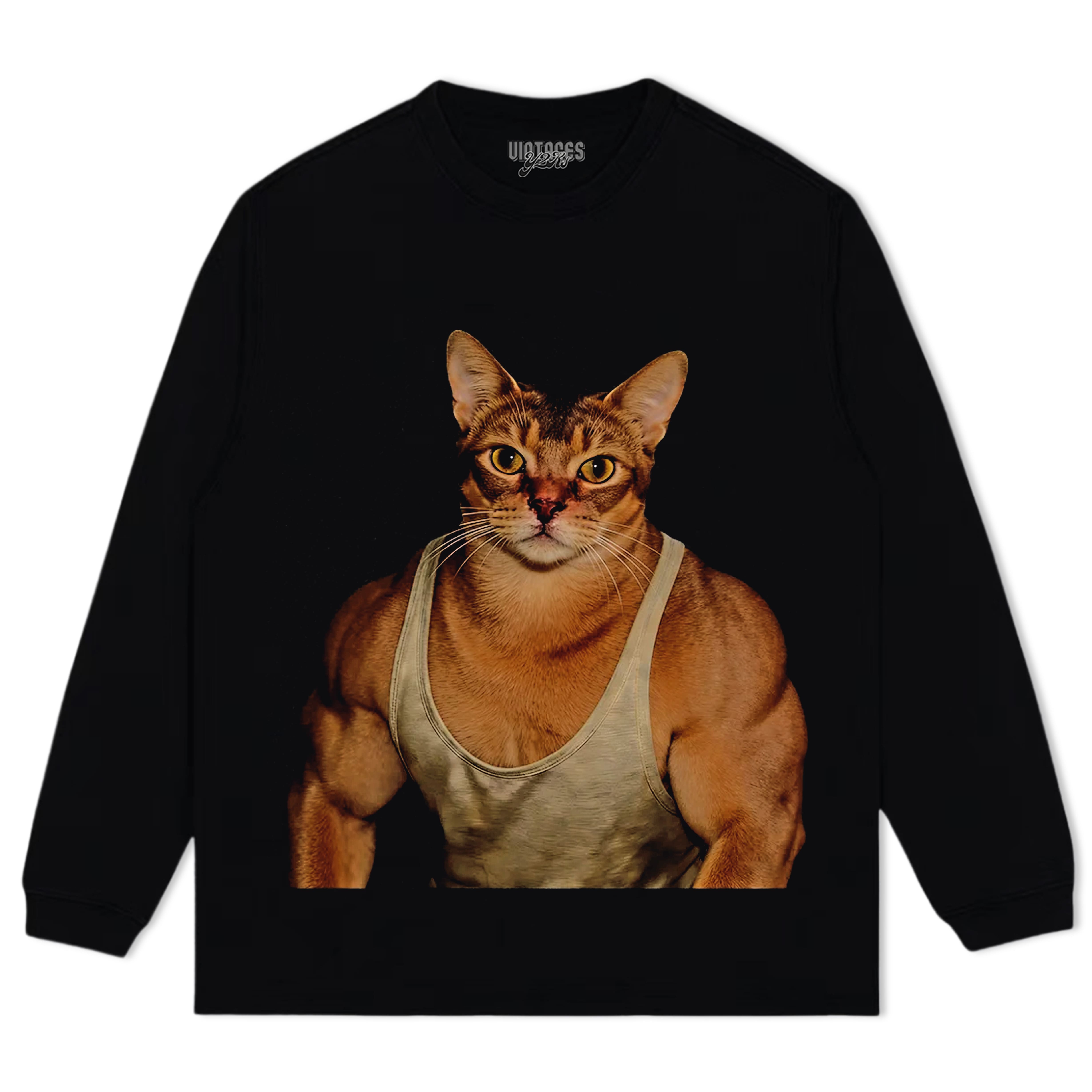 THE FITNESS CAT V6 TANK TOP & TEE & LONG SLEEVE & LAYERED LS & HOODIE