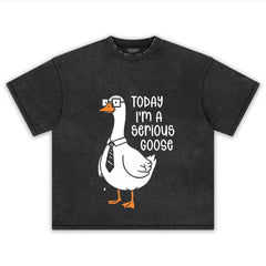 TODAY I'M A SERIOUS GOOSE TEE & LS & HOODIE