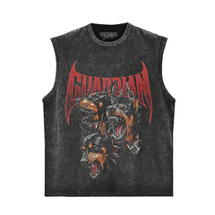 VINTAGE DOBERMAN PINSCHER STREETWEAR TANK TOP & TEE & LONG SLEEVE & LAYERED LS & HOODIE